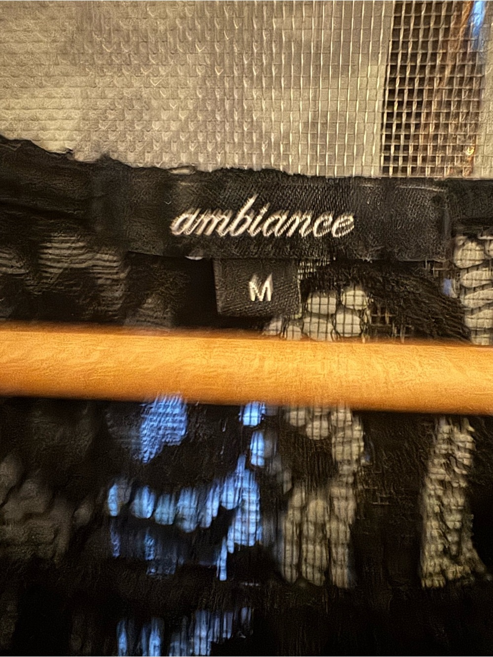 Ambiance Black Floral Lace Blouse